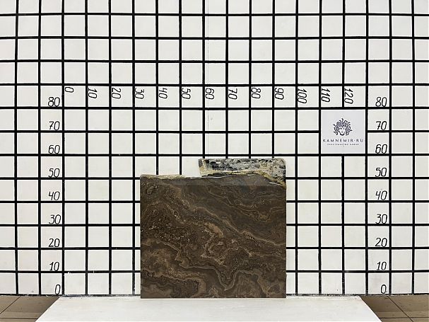 Заготовка  (570х430х20 мм)/Мрамор Magic Brown/Коричневый/Полировка - изображение 1