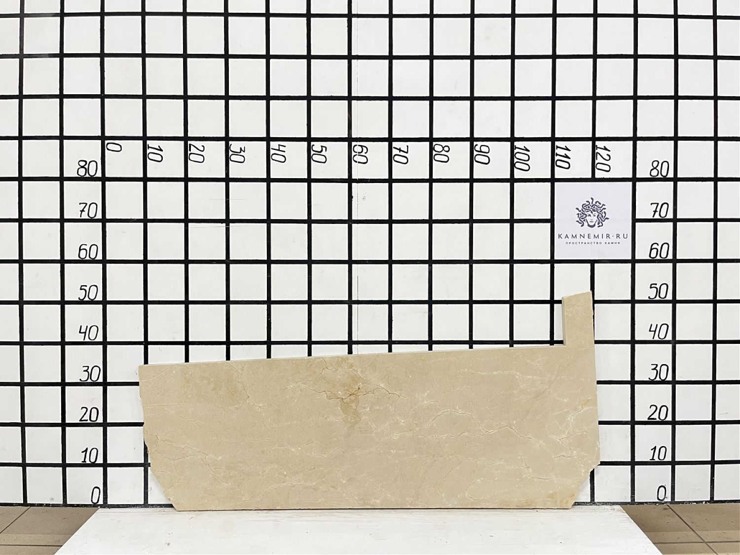 Изображение Заготовка F4218 (920х350х20 мм)/Мрамор Crema Marfil/Бежевый/Полировка