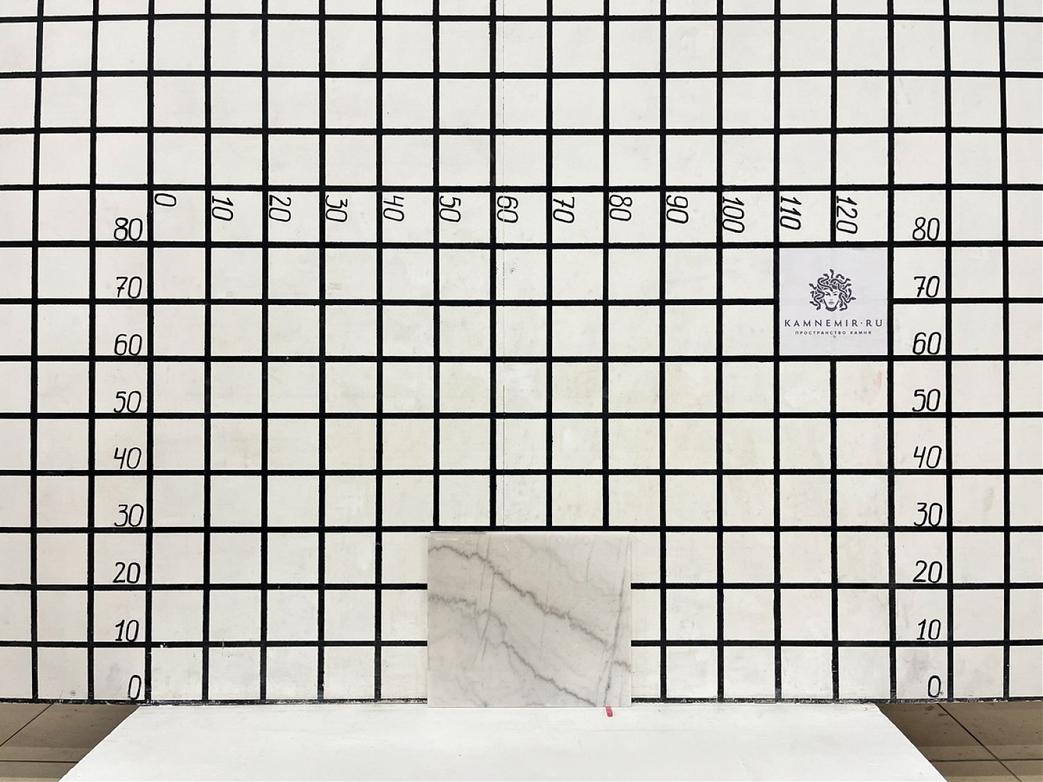Изображение Заготовка  (340х300х18 мм)/Мрамор Guangxi White/Белый/Полировка