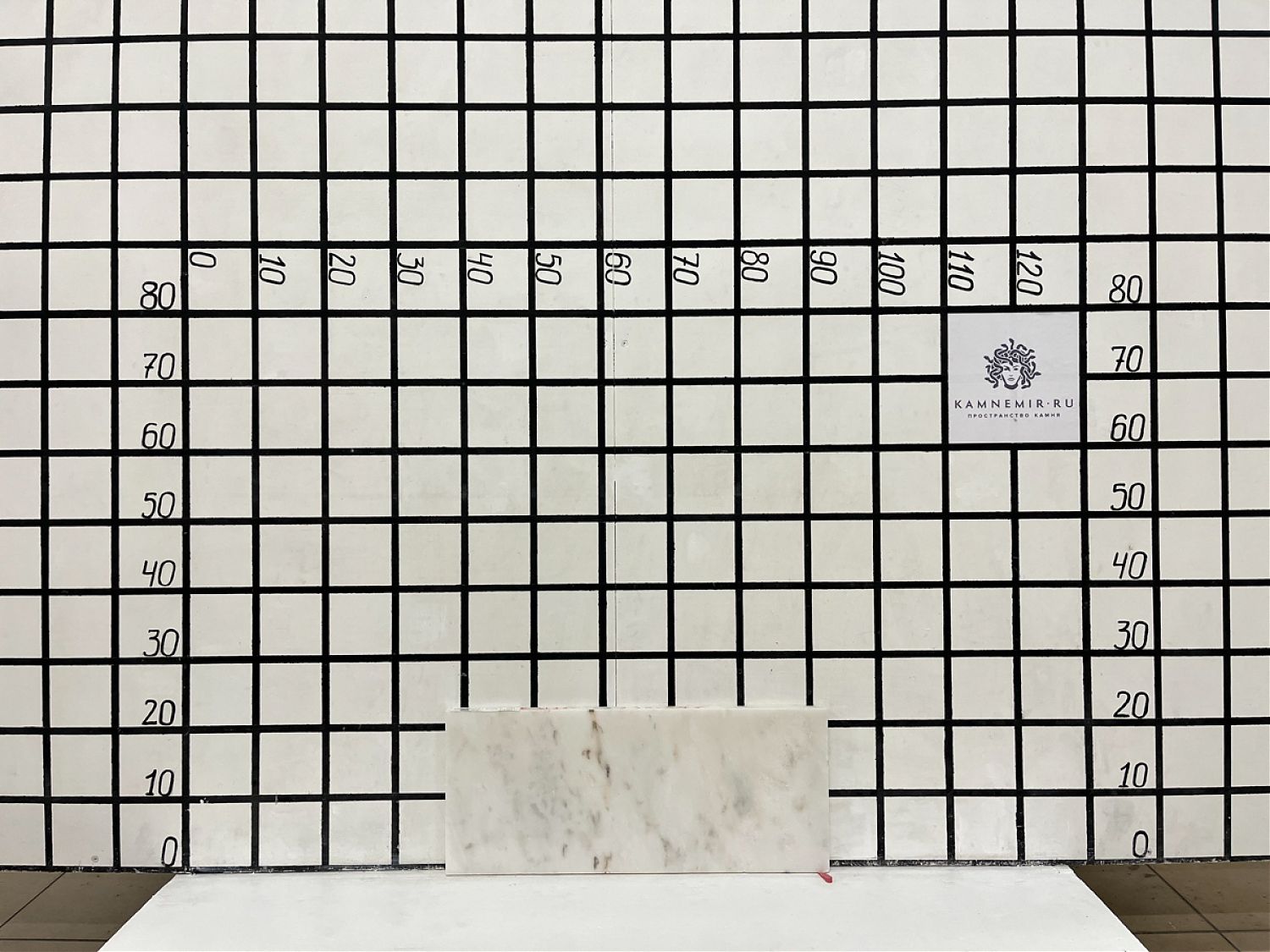 Изображение Заготовка  (545х230х20 мм)/Мрамор Bianco Lasa Vena Oro/Белый/Антик