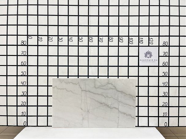 Заготовка  (800х460х18 мм)/Мрамор Guangxi White/Белый/Полировка - изображение 1