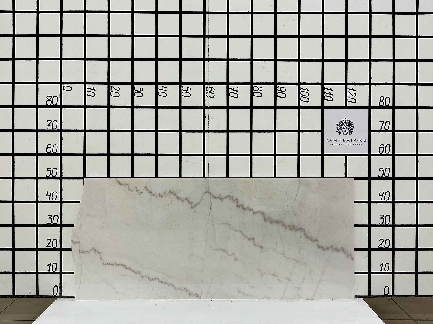 Изображение Заготовка F3153 (1100х500х18 мм)/Мрамор Guangxi White/Белый/Полировка