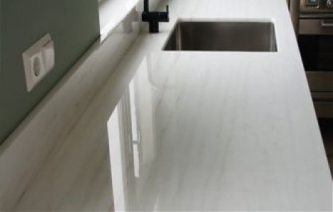 Столешницы и подоконники из мрамора Bianco Lasa изображение 4